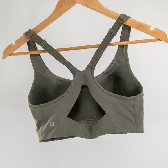 Lululemon All Powered Up Bra *Medium Support, A-E Cups Bronze Green | 32 D - Picture 4 of 6